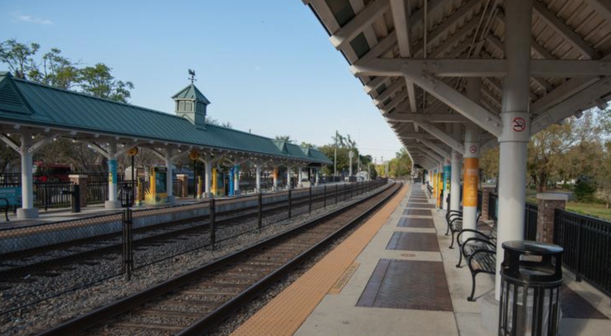 photo of railroad station in osceola county