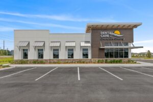rendering of heartland dental retail project dental care at champions crossing in Davenport Florida